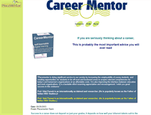 Tablet Screenshot of careermentor.placementor.com