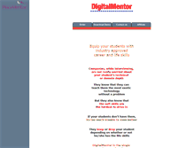 Tablet Screenshot of digitalmentor.placementor.com